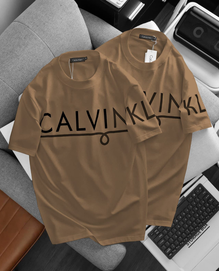 Calvin T Shirt Beige