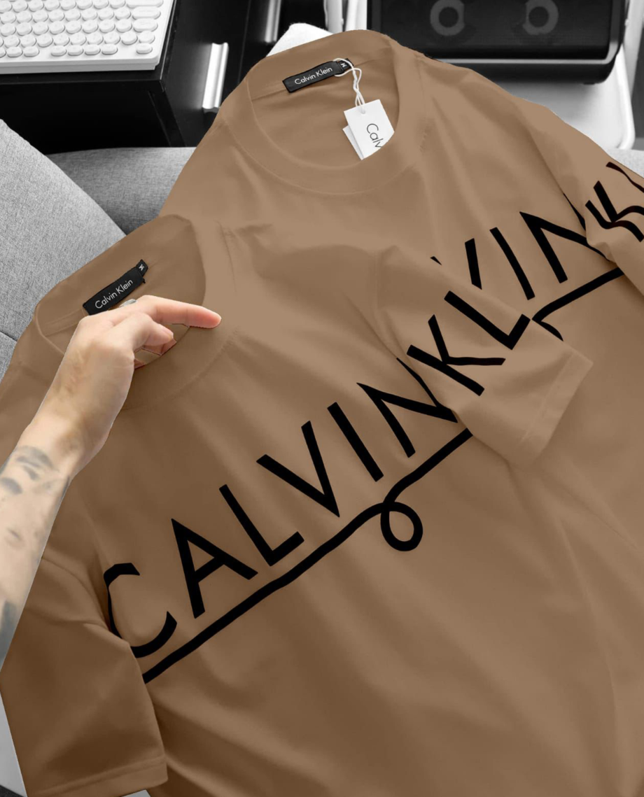 Calvin T Shirt Beige