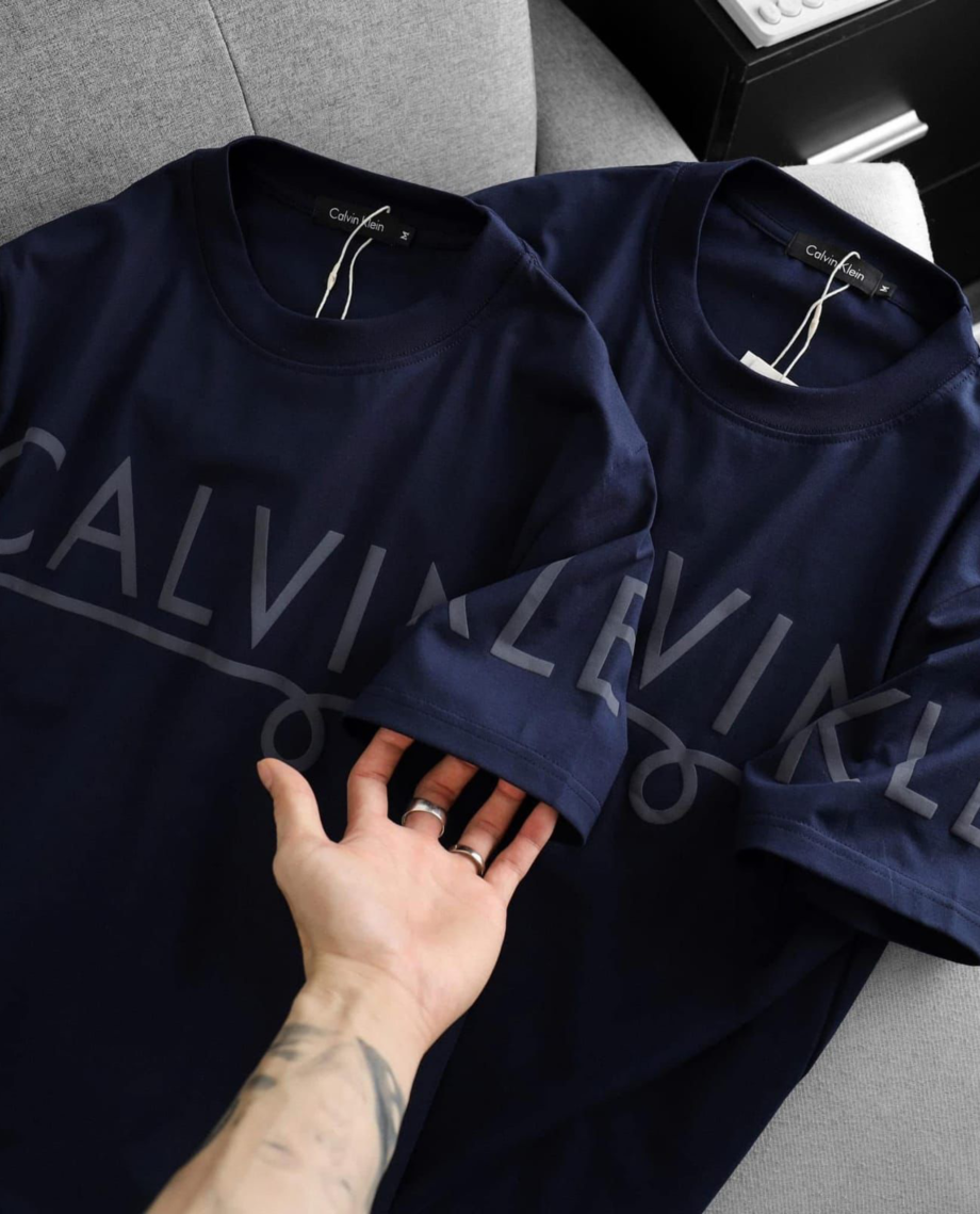 Calvin T Shirt Blue